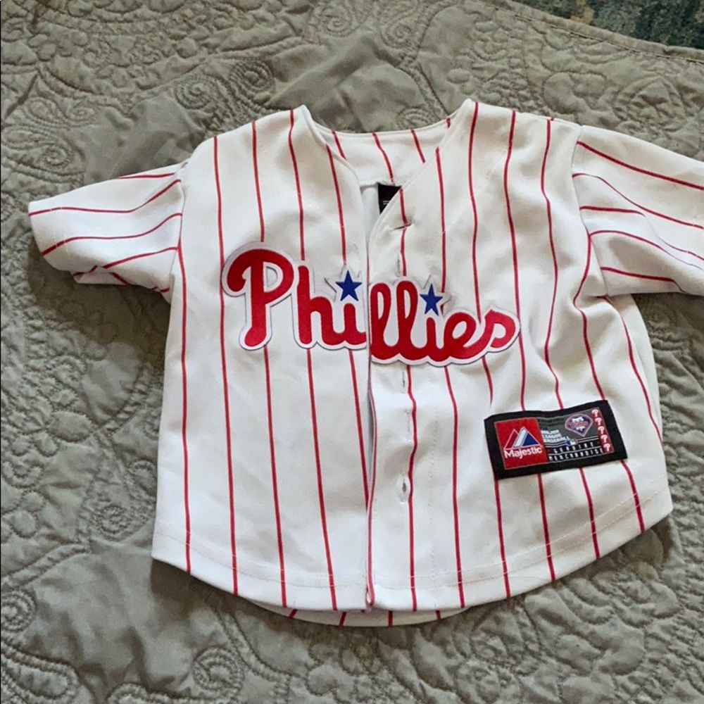 Phillies button down jersey